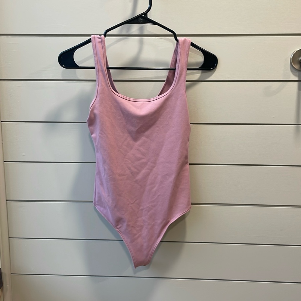 Abercrombie Pink Soft AF Bodysuit - Extra Small